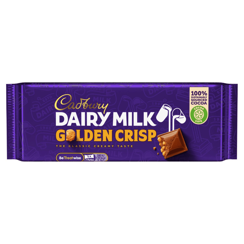Cadbury Dairy Milk Golden Crisp Bar