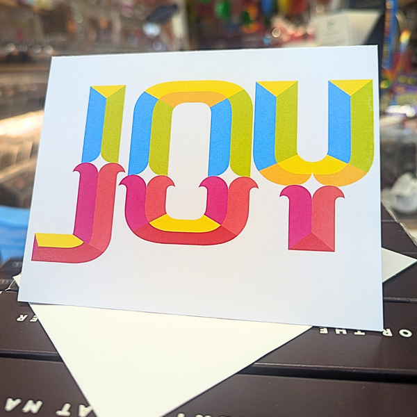 The Candy Bar Greeting Card - JOY at The Candy Bar Toronto