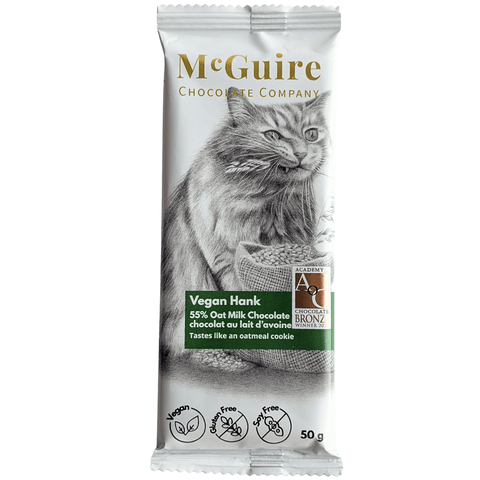 McGuire Chocolate Company - Vegan Hank 55% Oat Milk Chocolate Bar at The Candy Bar Toronto