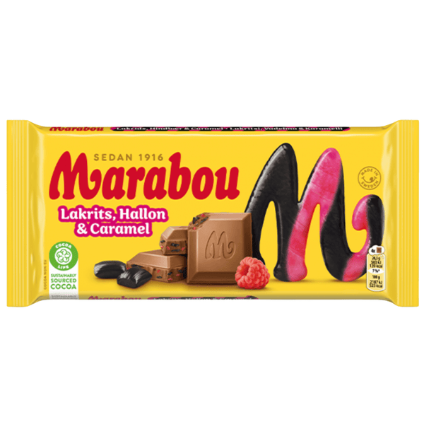 Marabou - Lakrits, Hallon & Caramel Bar  at The Candy Bar Toronto