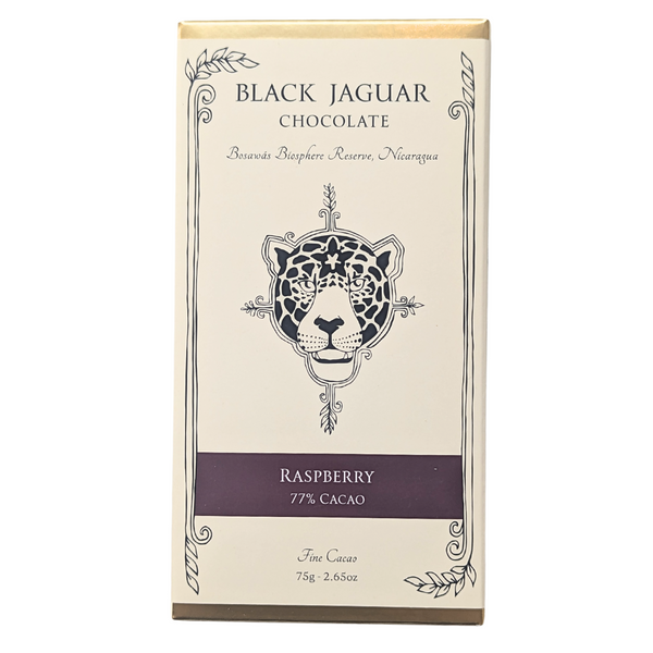 Black Jaguar Chocolate - Raspberry 77% Cacao Bar at The Candy Bar Toronto