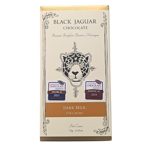 Black Jaguar Chocolate - Dark Milk 55% Bar at The Candy Bar Toronto