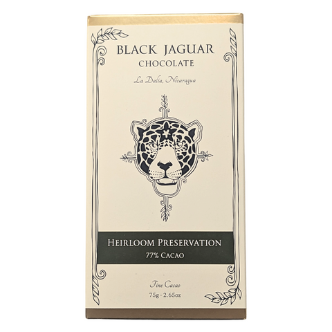 Black Jaguar Chocolate - Heirloom Preservation 77% Bar at The Candy Bar Toronto