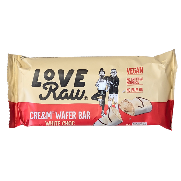 Love Raw Cre&m Wafer Bar White Chocolate at The Candy Bar Toronto