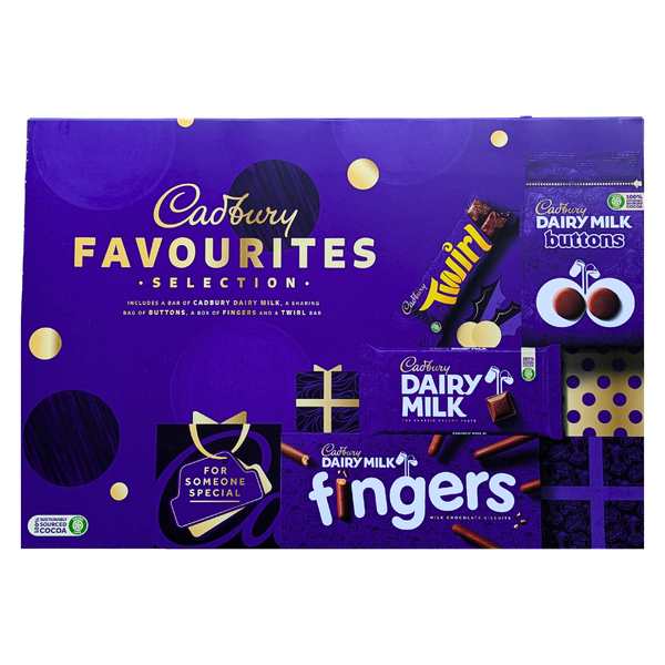 Cadbury Favourites Selection Box at The Candy Bar Toronto