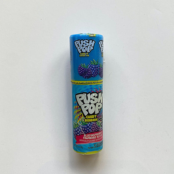 Push Pop Blue Raspberry at The Candy Bar Toronto